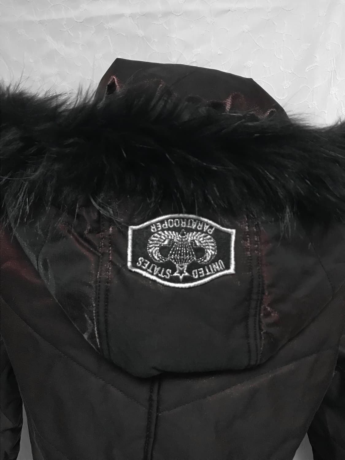 택포•빈티지 vkei 펑크 퍼 후드 투웨이 집업 패딩 상품이미지6