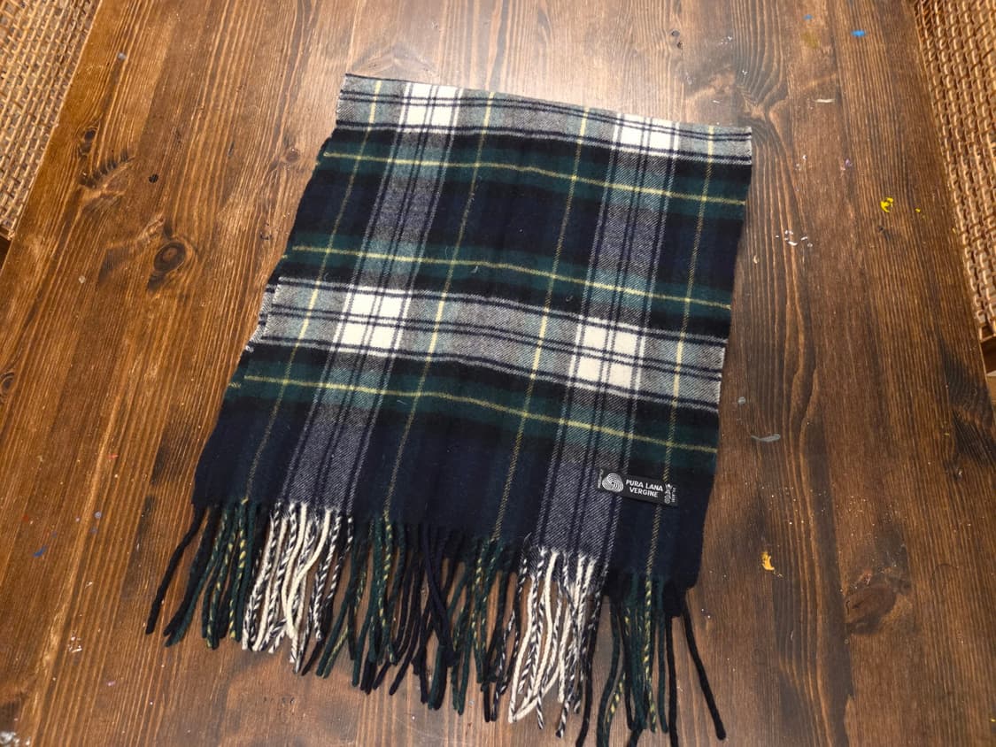 타탄체크 이탈리아 머플러 상품이미지1