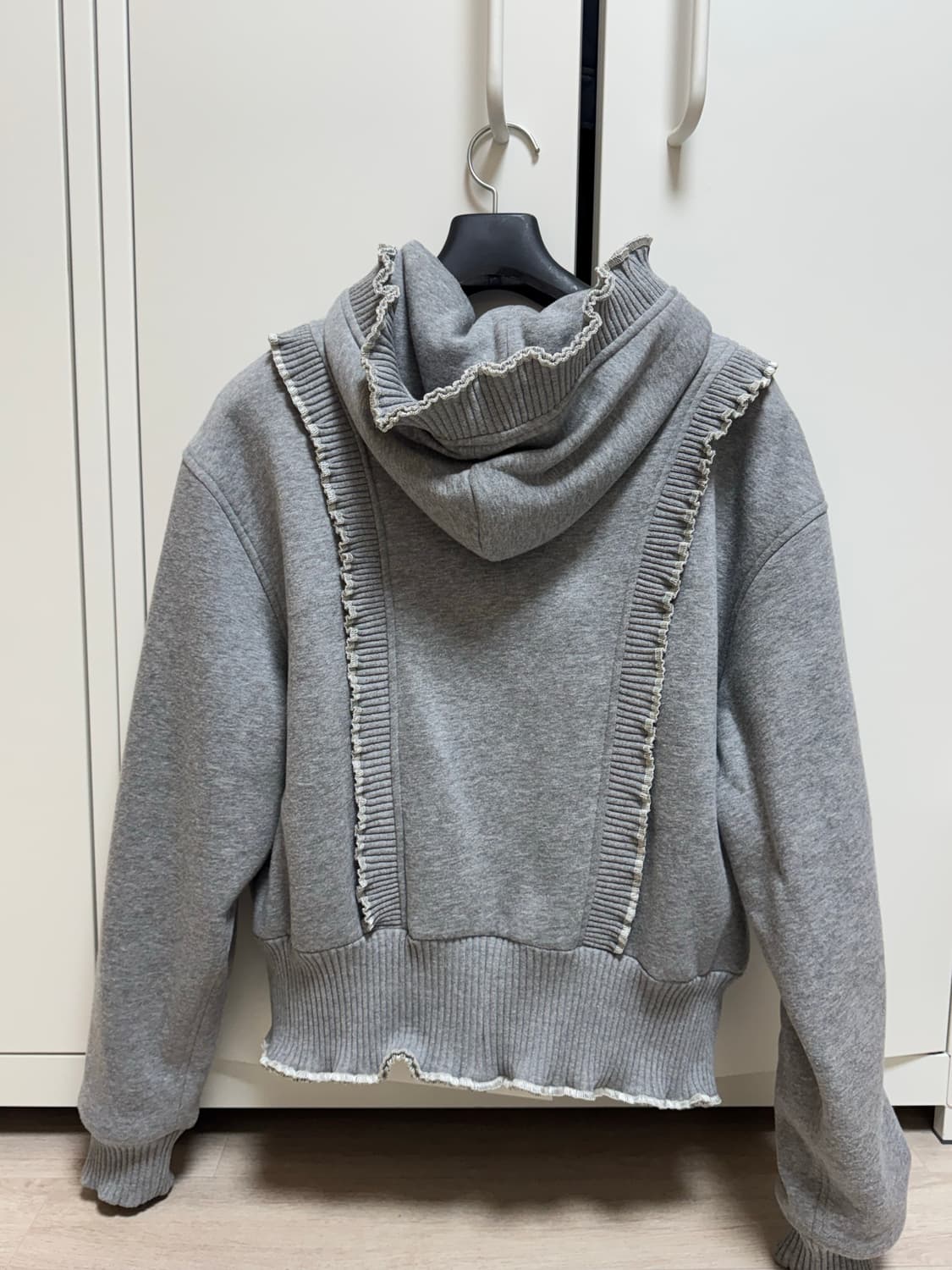 Anthony Calydon 앤서니컬리던 봄버 후디 그레이 (XS) 상품이미지4