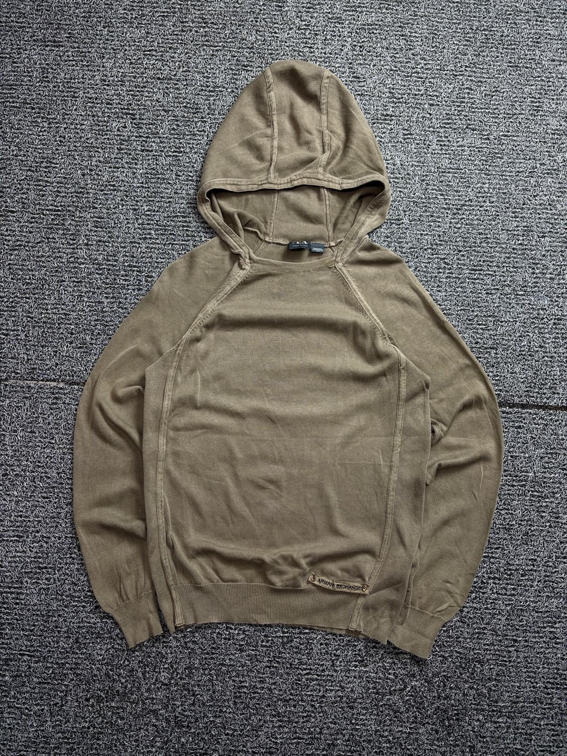 00s 아르마니 익스체인지 y2k 절개 디테일 빈티지 후디 니트 2013 상품이미지2