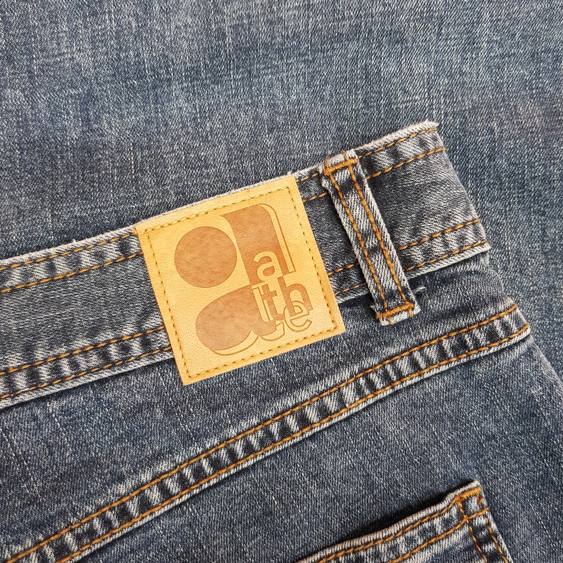 아떼 2022 하이웨스트 포켓 포인트 와이드 데님 팬츠 38사이즈 상품이미지5