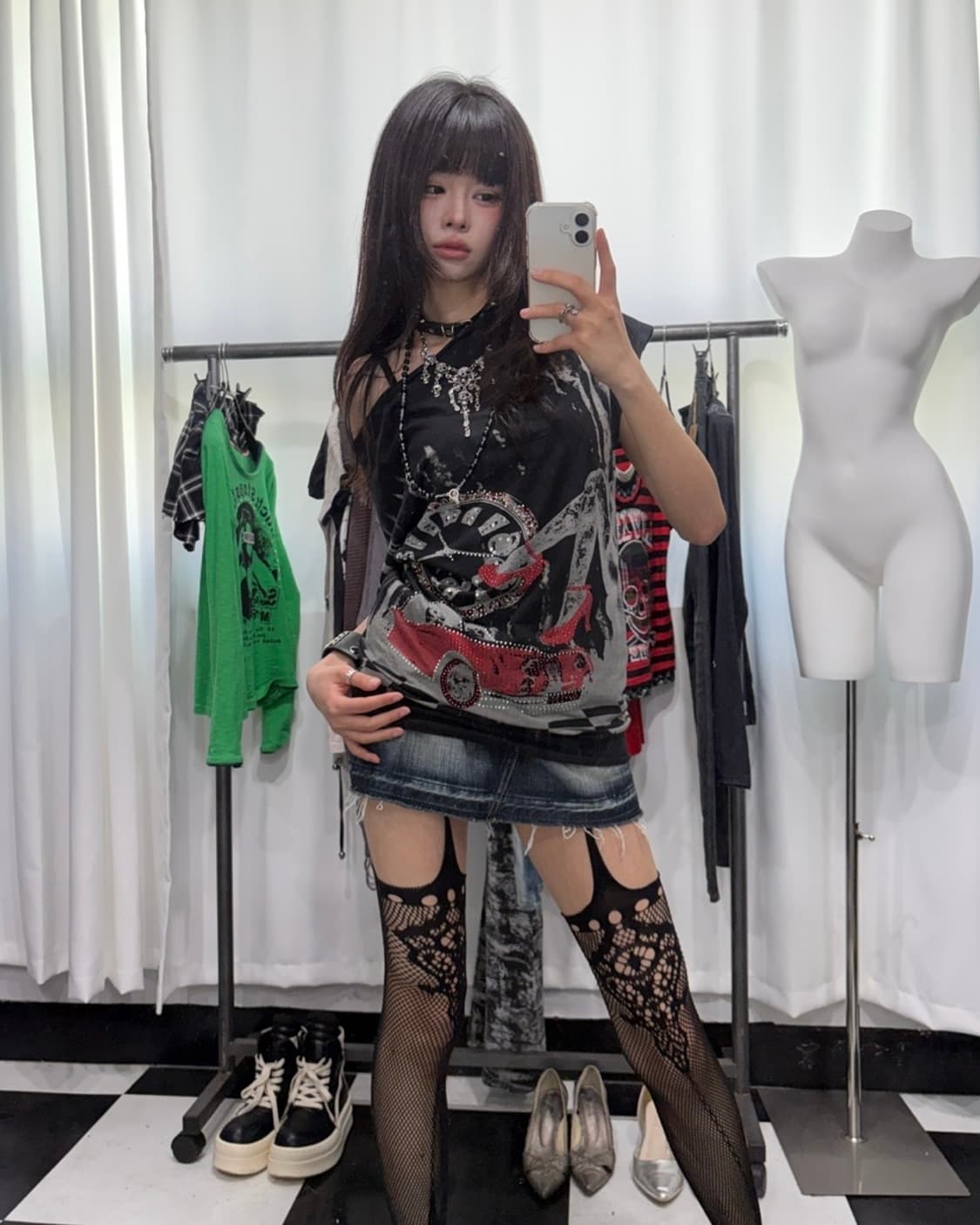 🎸블랙 디테일 티셔츠🎸 상품이미지2