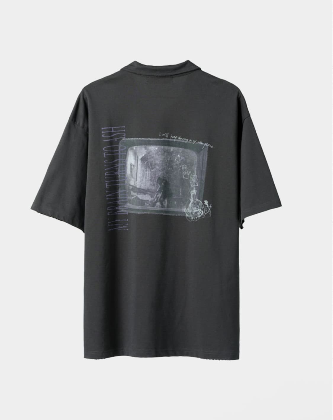 즛토마요 뱃지 폴로 티셔츠 빈티지 블랙 L 새상품 상품이미지4