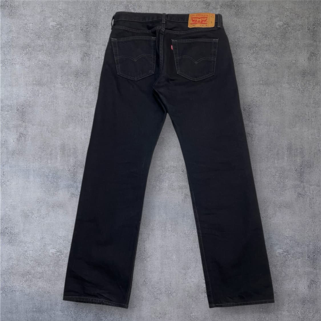 리바이스 Levi’s 501 버튼플라이 블랙 흑청 데님 팬츠 W32L30 상품이미지1