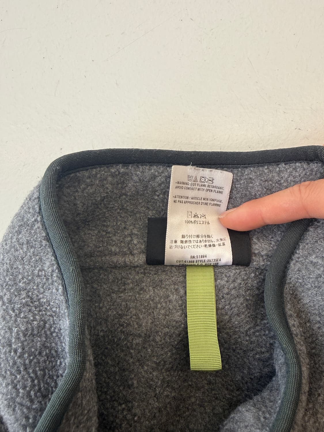 Patagonia 파타고니아 신칠라  플리스 풀오버 (그레이) 상품이미지7