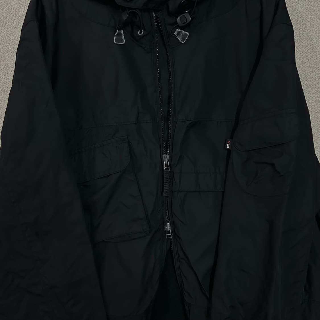 (L) 폴로 RLX 블랙 고프코어  바람막이  상품이미지4