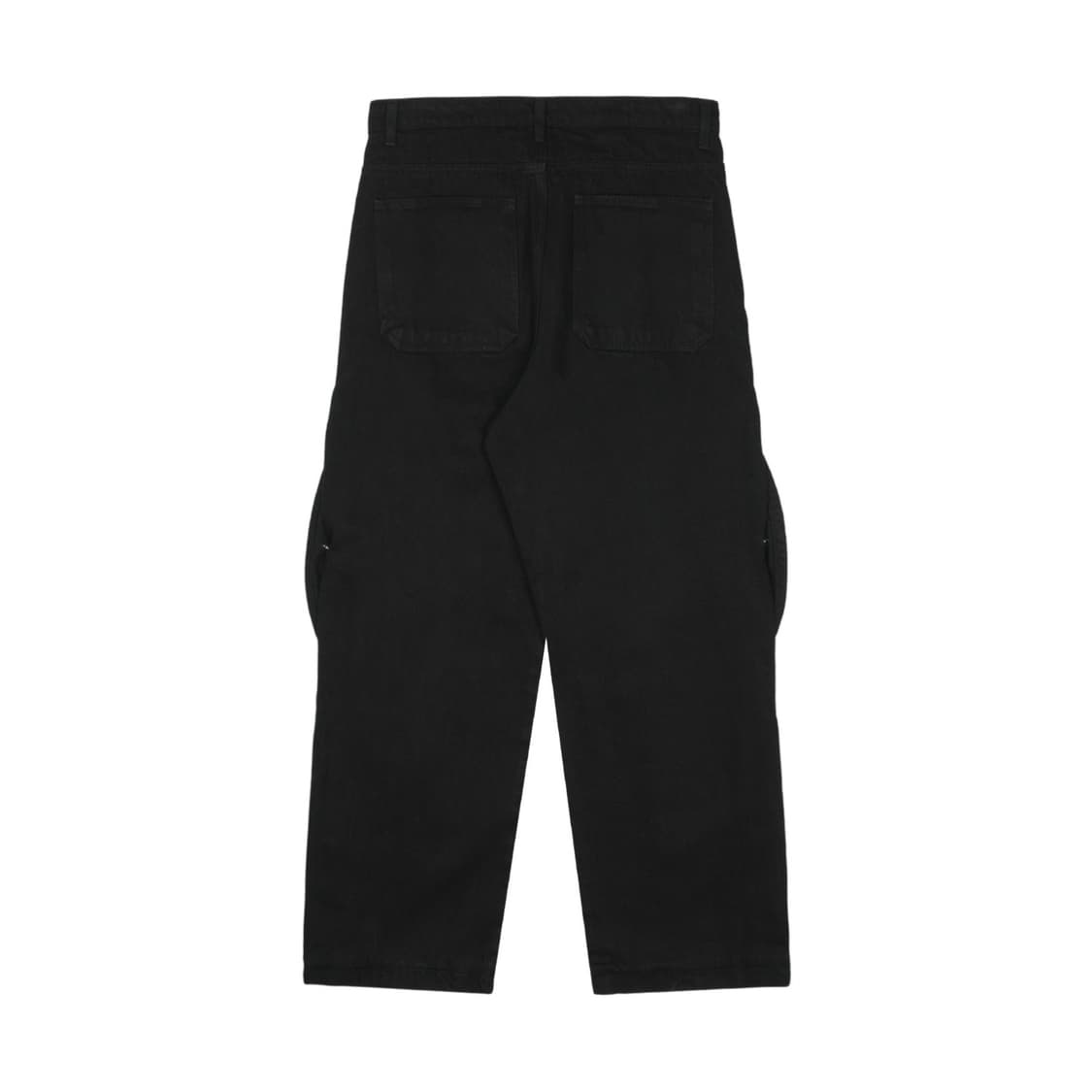 산산기어 SANSAN GEAR 코튼 웨이브 팬츠 블랙 2  상품이미지2