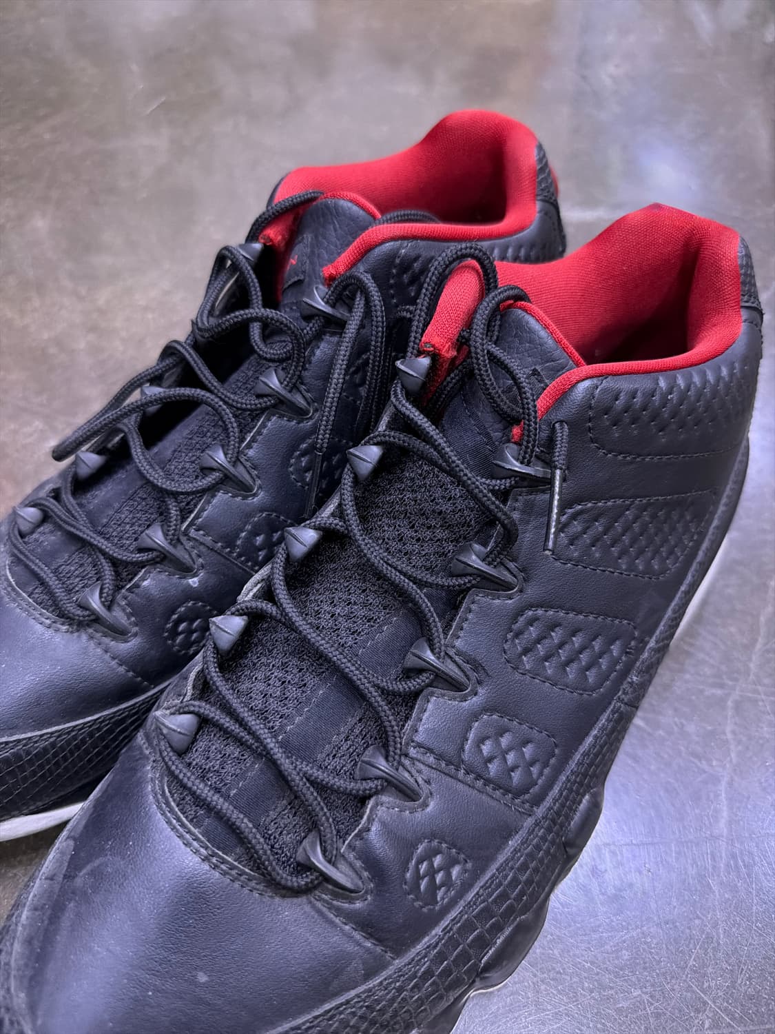 조던 에어조던 9 레트로 로우 블랙/레드 브레드 280 상품이미지4