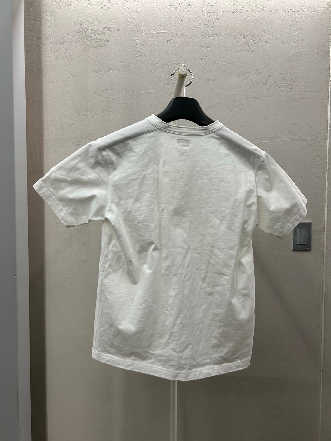 Rugged (러기드 브라운) 빈티지 화이트 헨리넥 반팔 상품이미지3