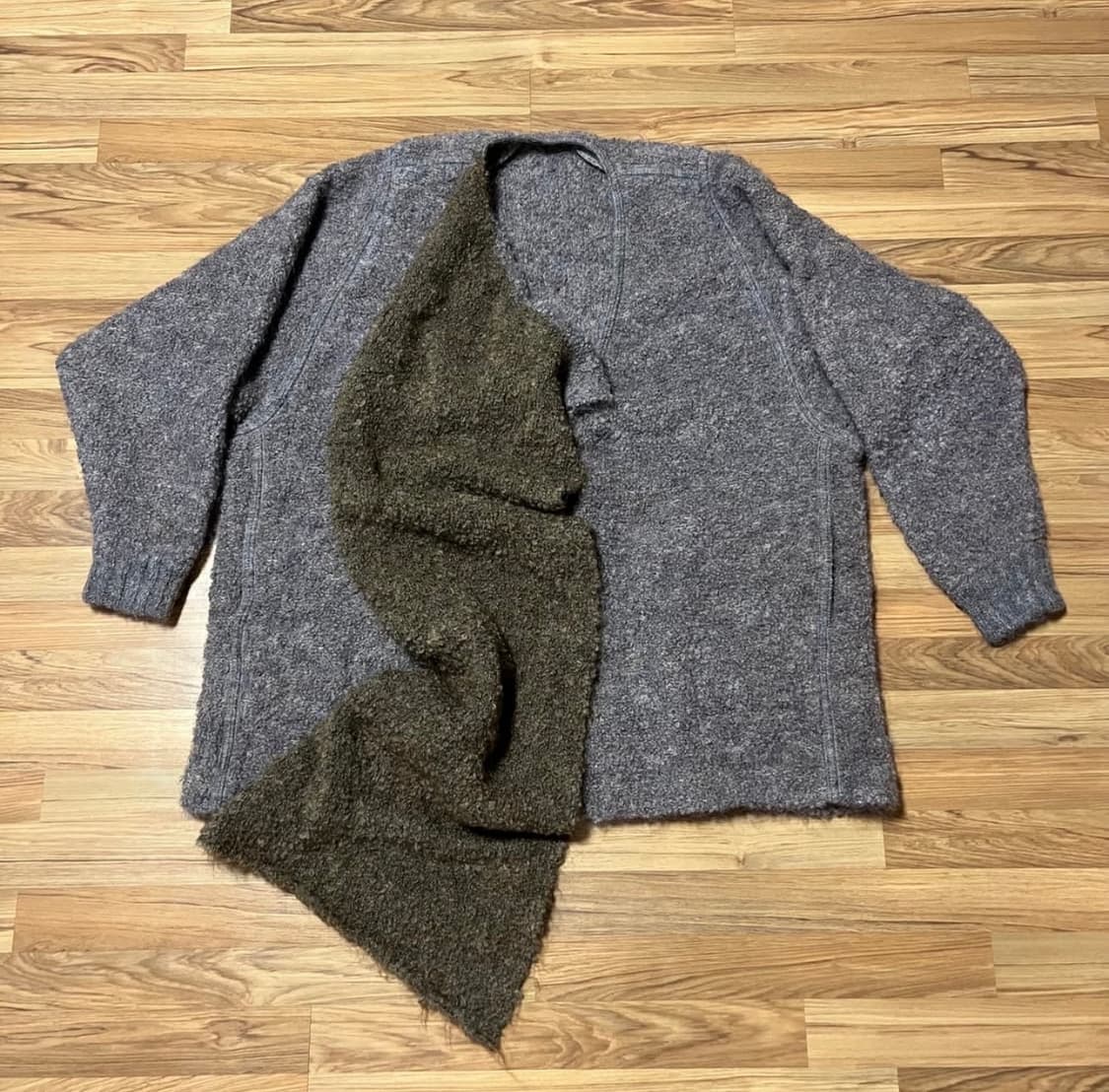 이세이미야케 후드 가디건 자켓 상품이미지2