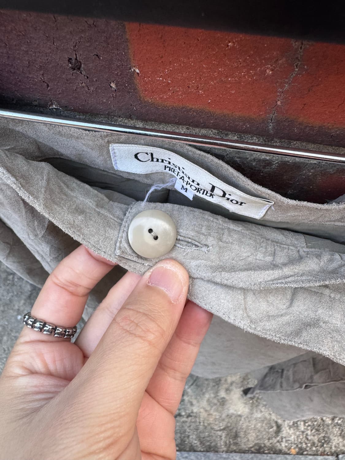 크리스찬 디올 스웨이드 레더 스커트 상품이미지7