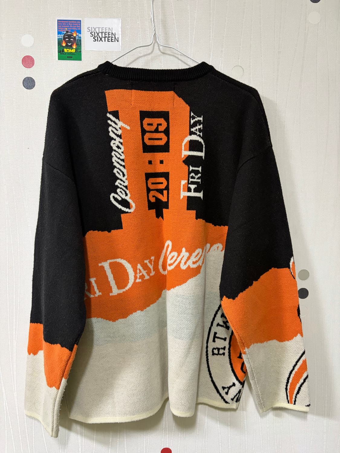 로맨틱크라운 패턴 니트 M 상품이미지2