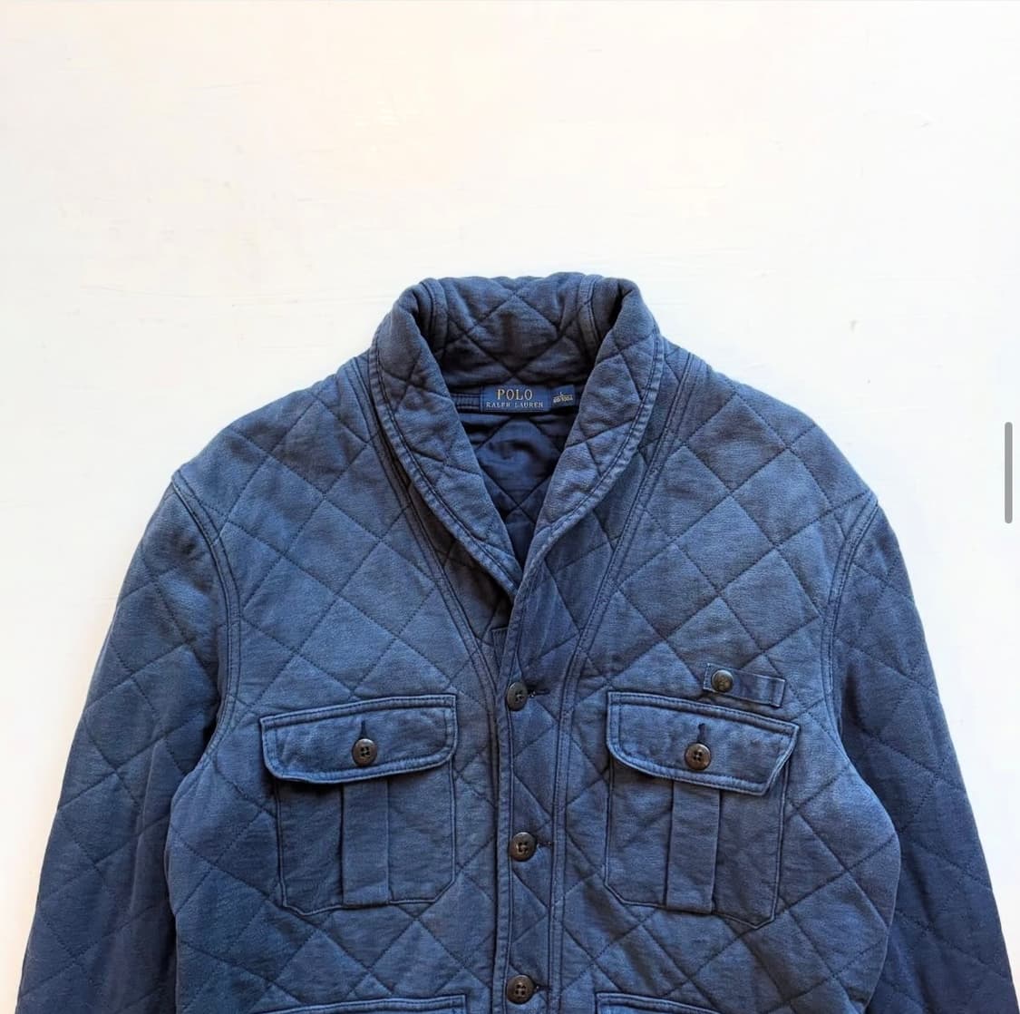 폴로랄프로렌 워시드 퀼팅 숄 카라 자켓 상품이미지1