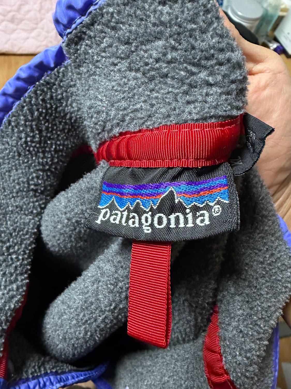 90s 파타고니아 신칠라 그레이 퍼플 rare 빈티지 상품이미지3