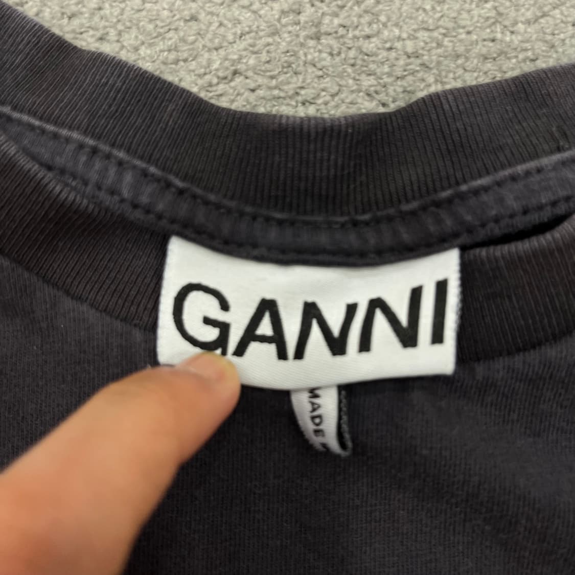 S 가니 빅로고 러브클럽 티셔츠 상품이미지5