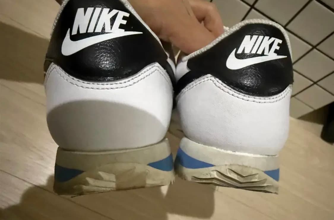 나이키 코르테즈 화이트 앤 블랙 255 상품이미지3