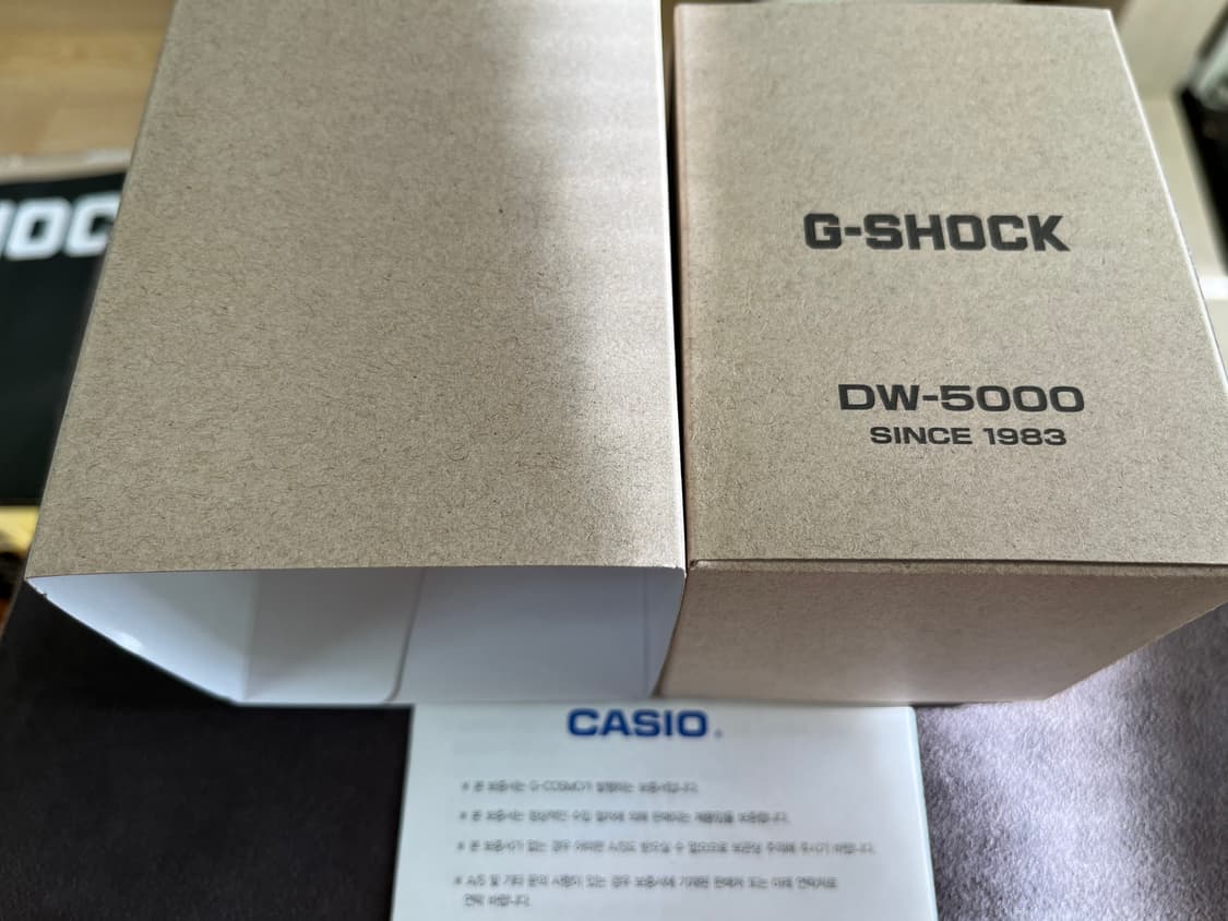 지샥 초대 복각 빨테 DW-5000R-1ADR 상품이미지9