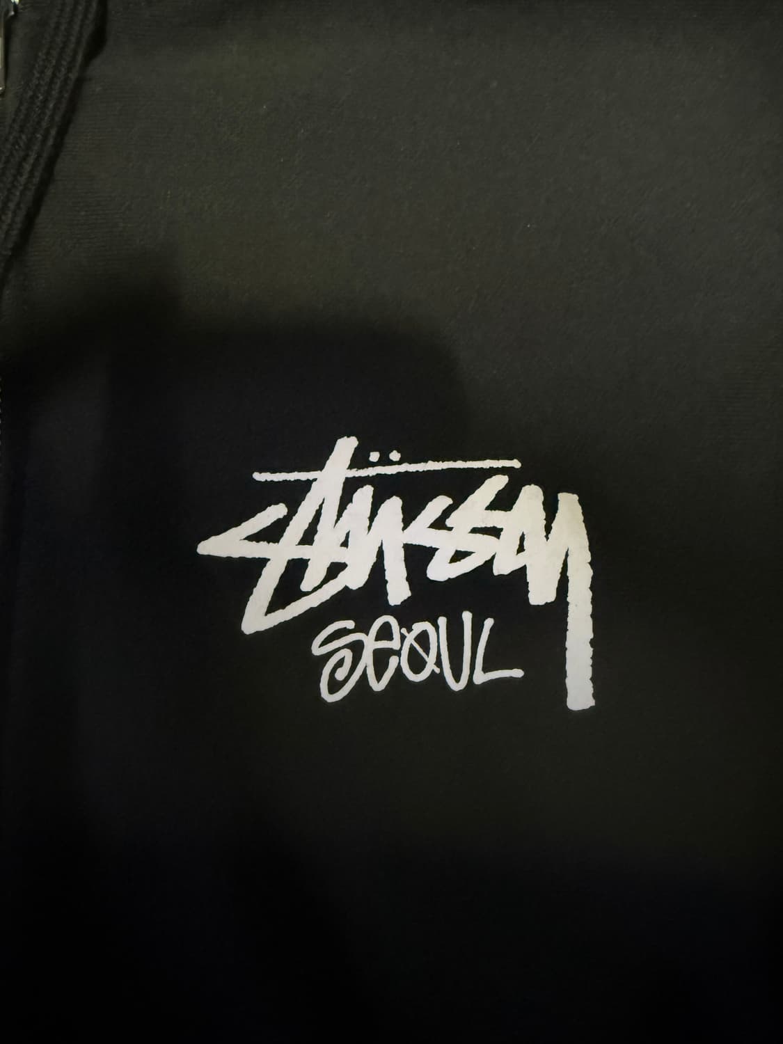 L사이즈 스투시 스탁 서울 후드집업 블랙 2023 상품이미지2