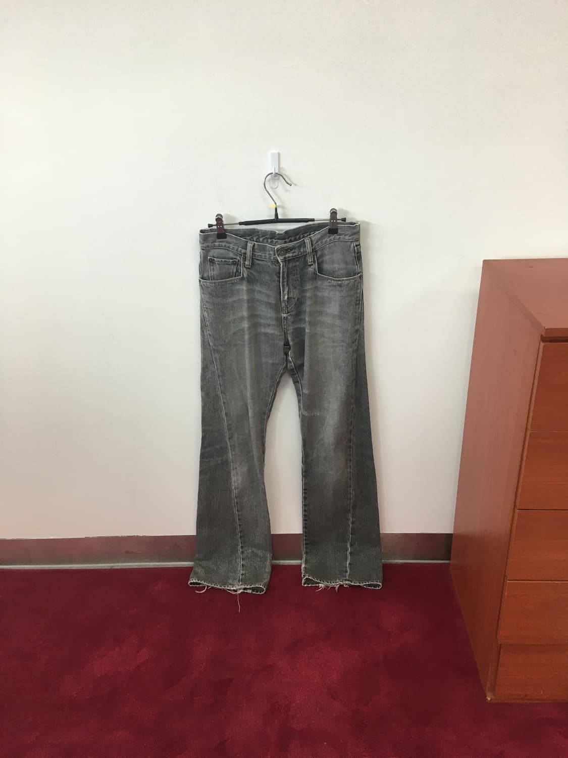 vintage diagonal side seam pants 상품이미지1