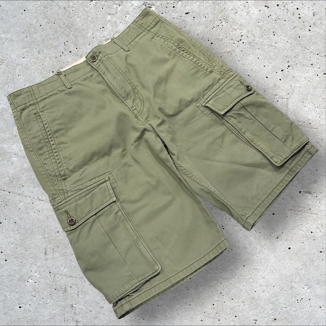 [32] 리바이스 빈티지 워크 카고 반바지 팬츠 그린 D325 상품이미지1