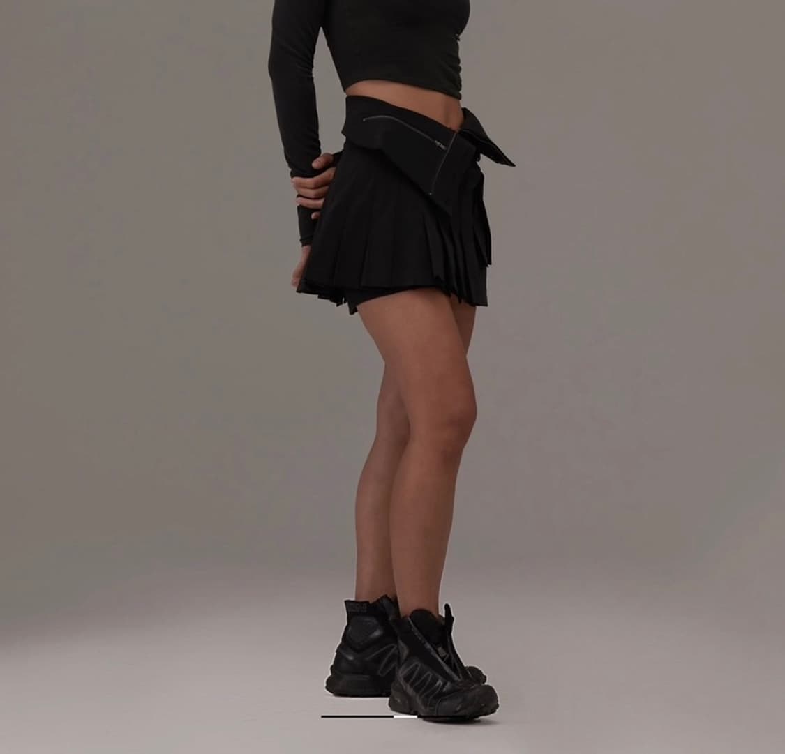 혜인서 플리츠 미니 스커트 1 상품이미지4