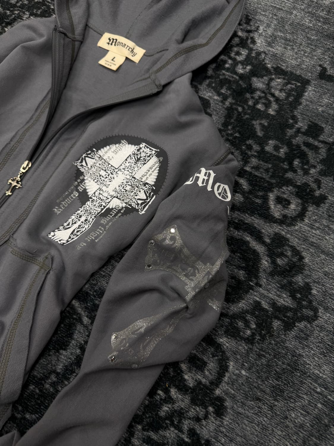 Monarchy 00s cross gimmick hoodie 상품이미지3