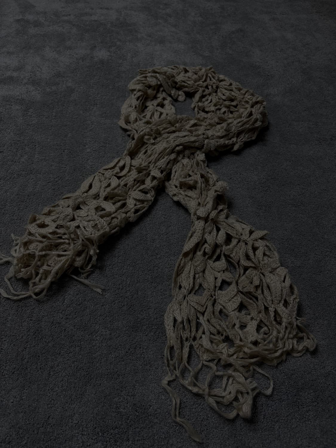 Vintage grunge punk mood fishnet scarf 상품이미지2