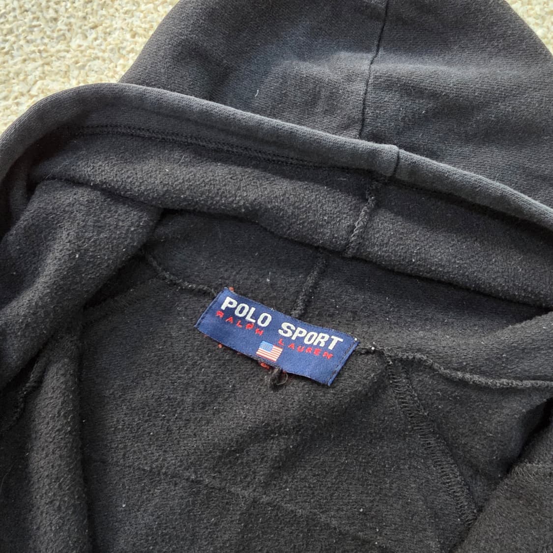 [실측확인] 폴로 스포츠 빈티지 후드 집업 자켓 1217J1 상품이미지3
