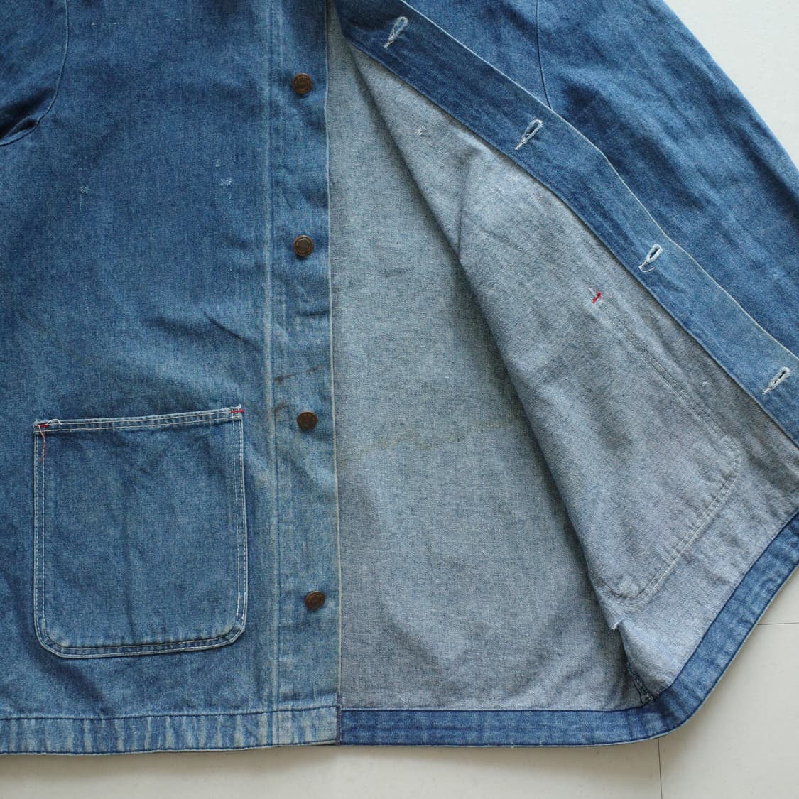 70s 빈티지 빅벤(BIG BEN) 데님 초어 자켓 40사이즈 상품이미지7