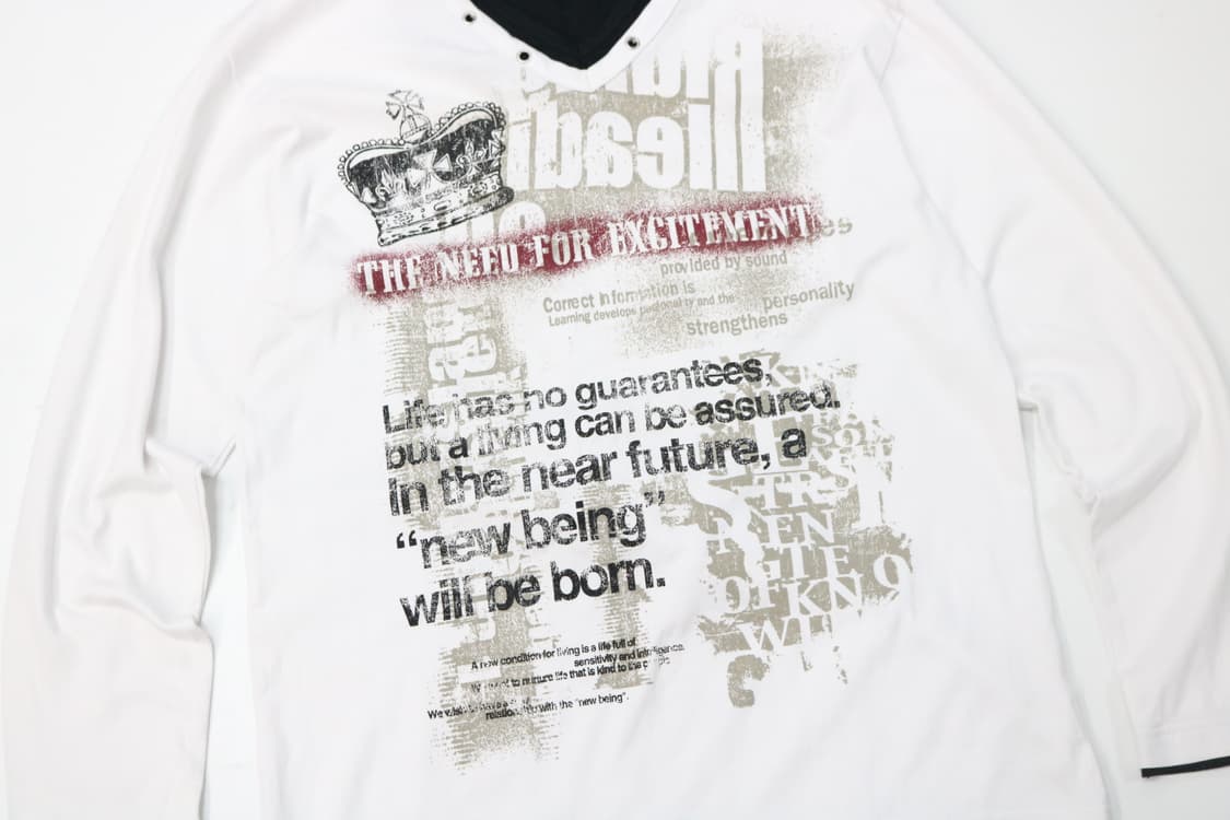 피노 바조 빈티지 아일렛 디테일 그래픽 롱슬리브 상품이미지3