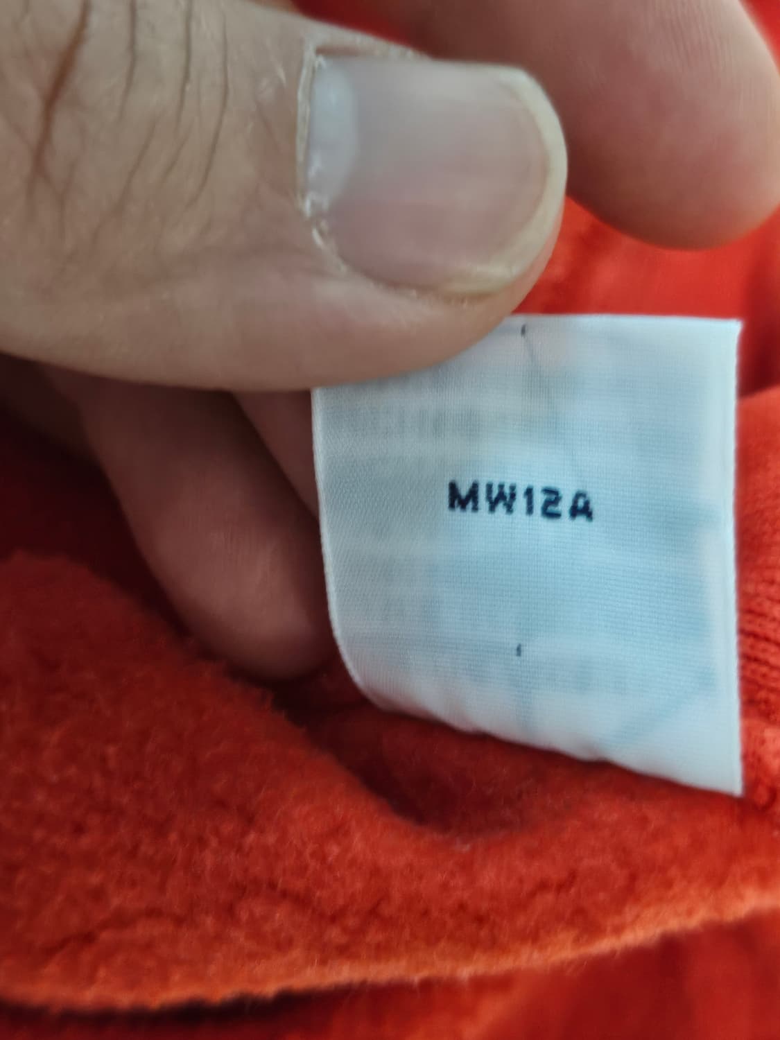 폴로랄프로렌 기모 후드 집업 오렌지 M 상품이미지5