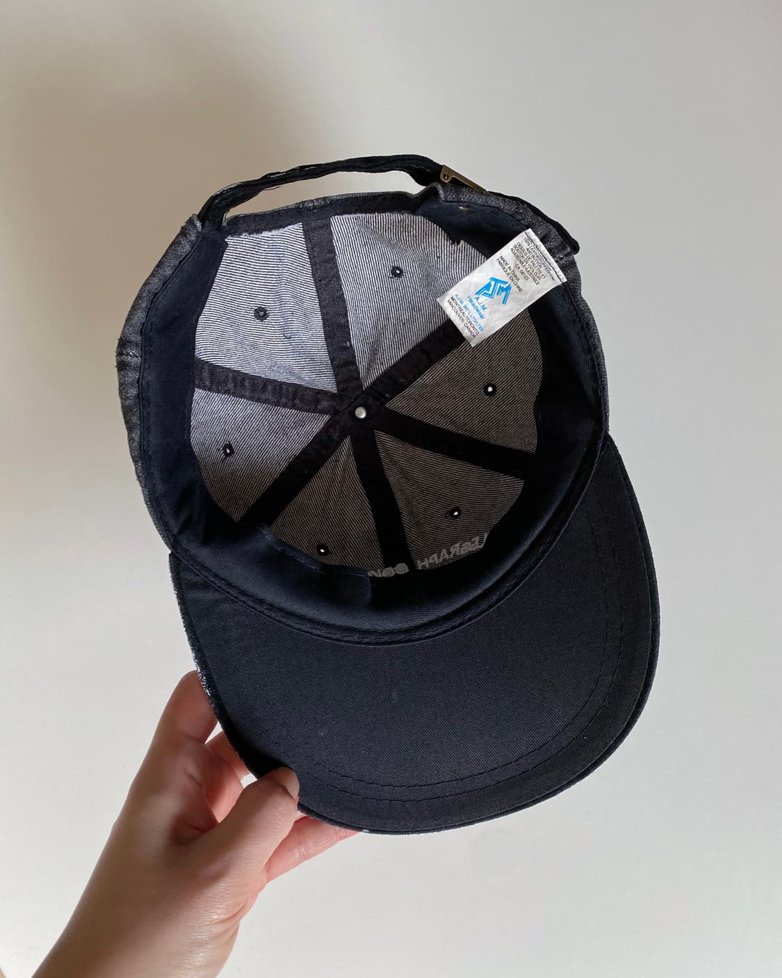 페인팅 투톤 빈티지 볼캡 모자 B 상품이미지9