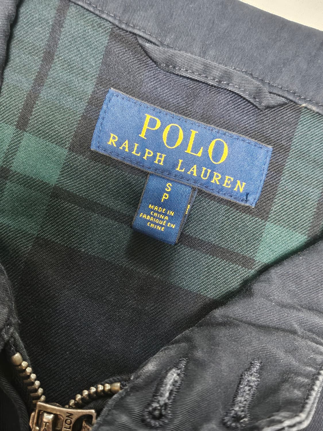 17s 폴로랄프로렌 블루종 자켓 네이비 S 상품이미지4