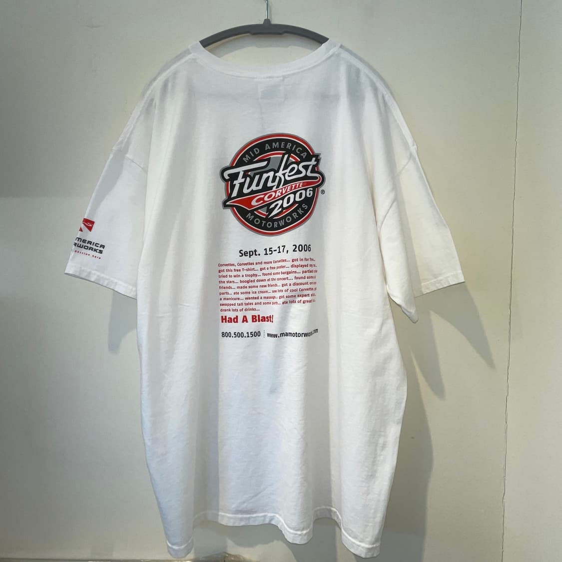 2006 Corvette Funfest T-shirts XL 상품이미지2