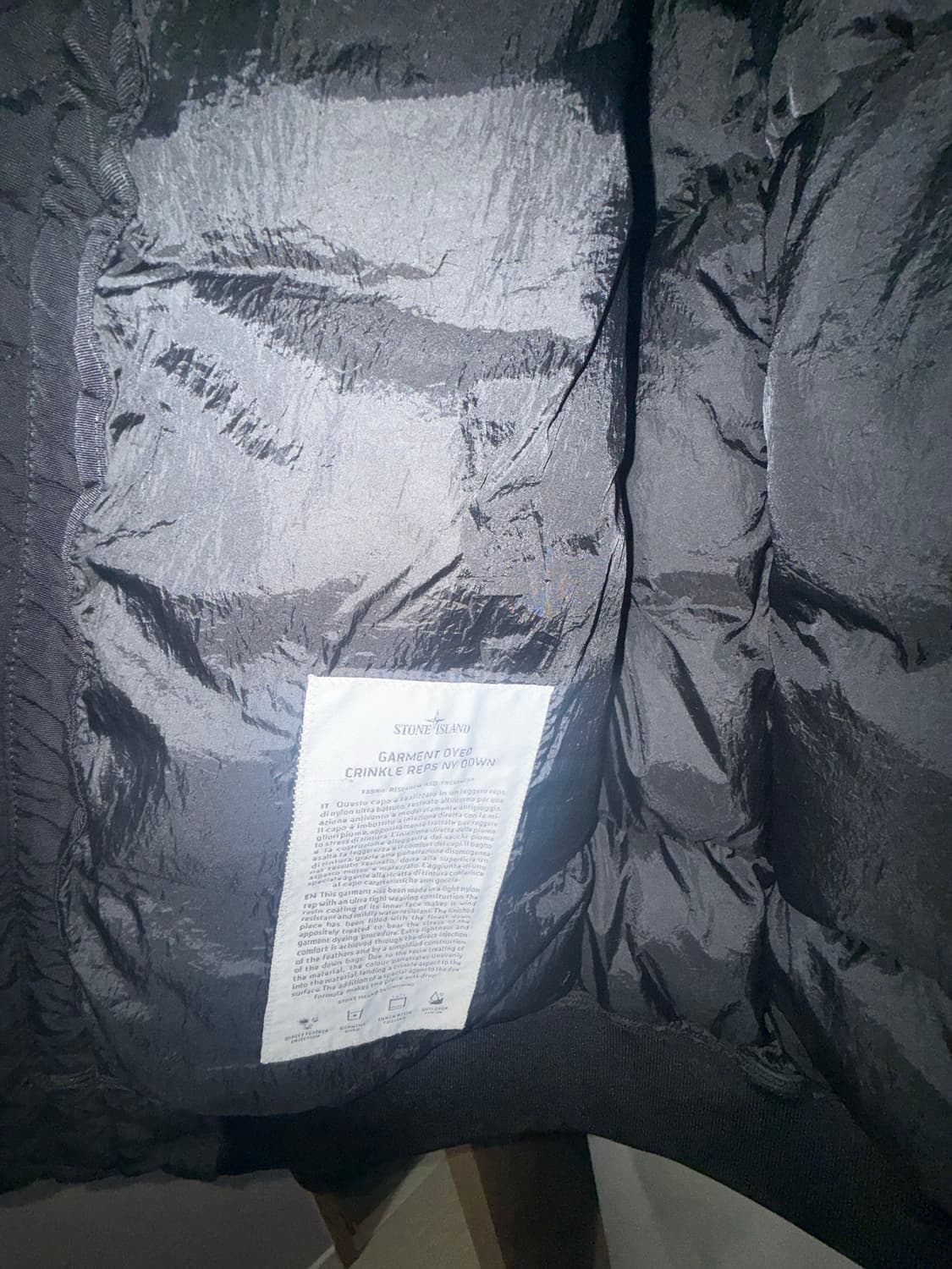 스톤아일랜드 크링클랩스 패딩 18FW  <M> 상품이미지8