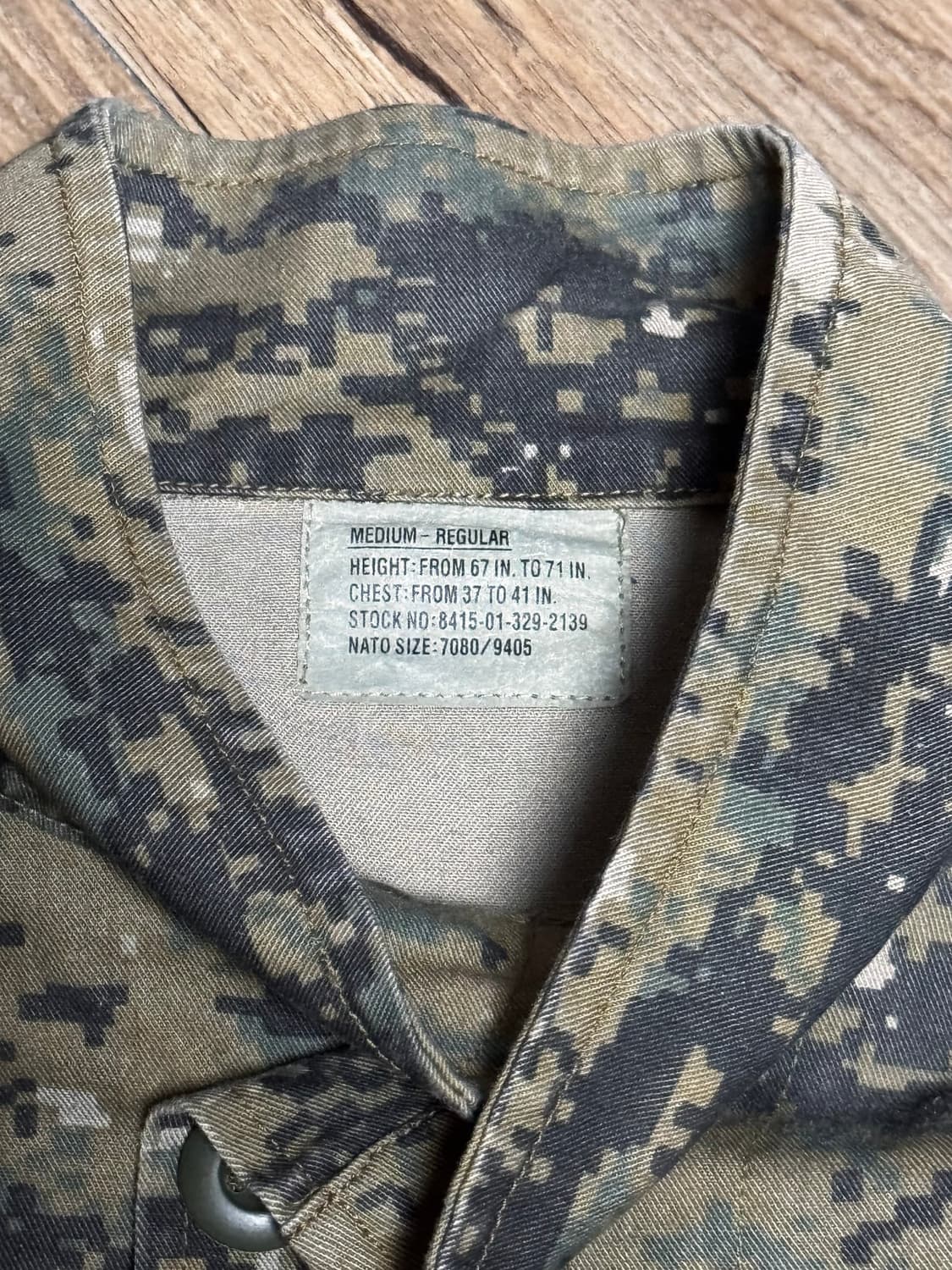 [M] 미해병대 레귤러 디지털 우드랜드 셔츠 자켓 상품이미지6