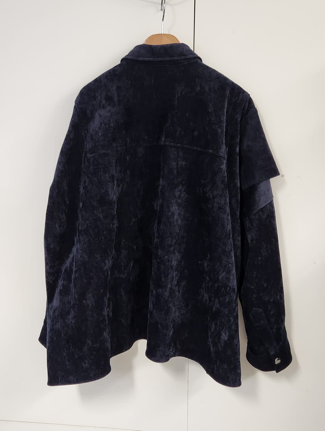 시스템 오버사이즈 벨벳 슬릿 셔츠 (55) 24SS 상품이미지7