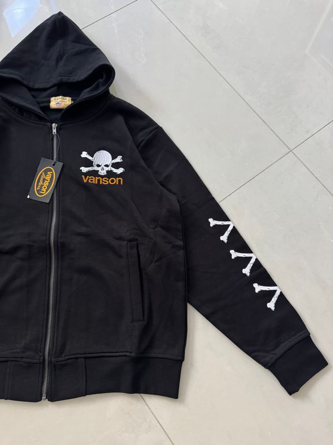 BONE ZIP UP HOODIE  SP-Z-5 본 지퍼업 후드티 상품이미지5