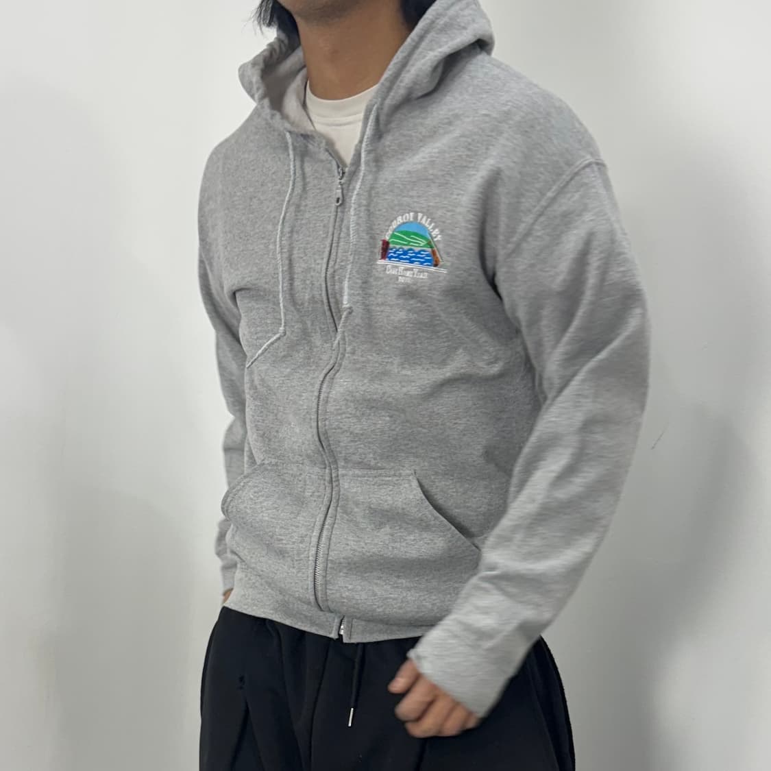 90’s Gildan Hood Zip Up 상품이미지3