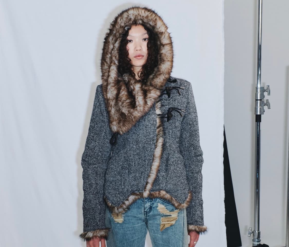 (m) 미스치프 퍼자켓 FAUX FUR VESPER JACKET 상품이미지1