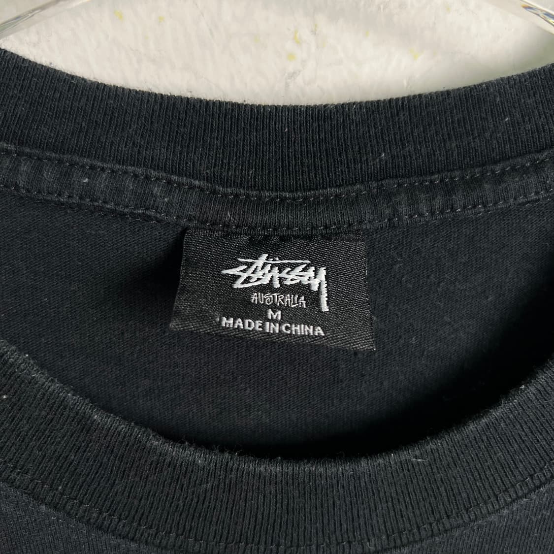 stussy 스투시 베이직 로고 반팔 티셔츠 M 상품이미지3