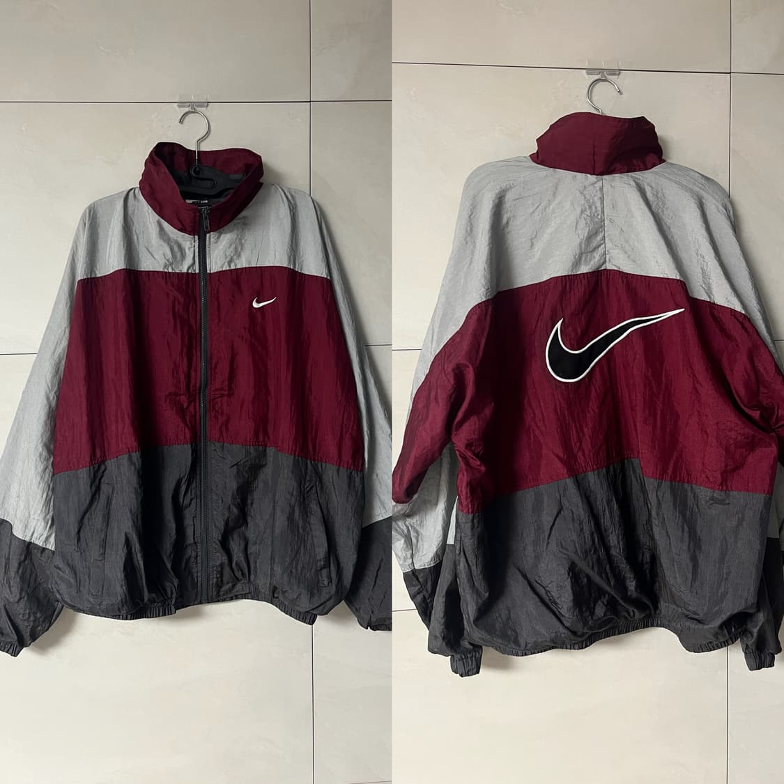 [XL] 00s 나이키 빅스우시 올드스쿨 대장 바람막이 상품이미지1