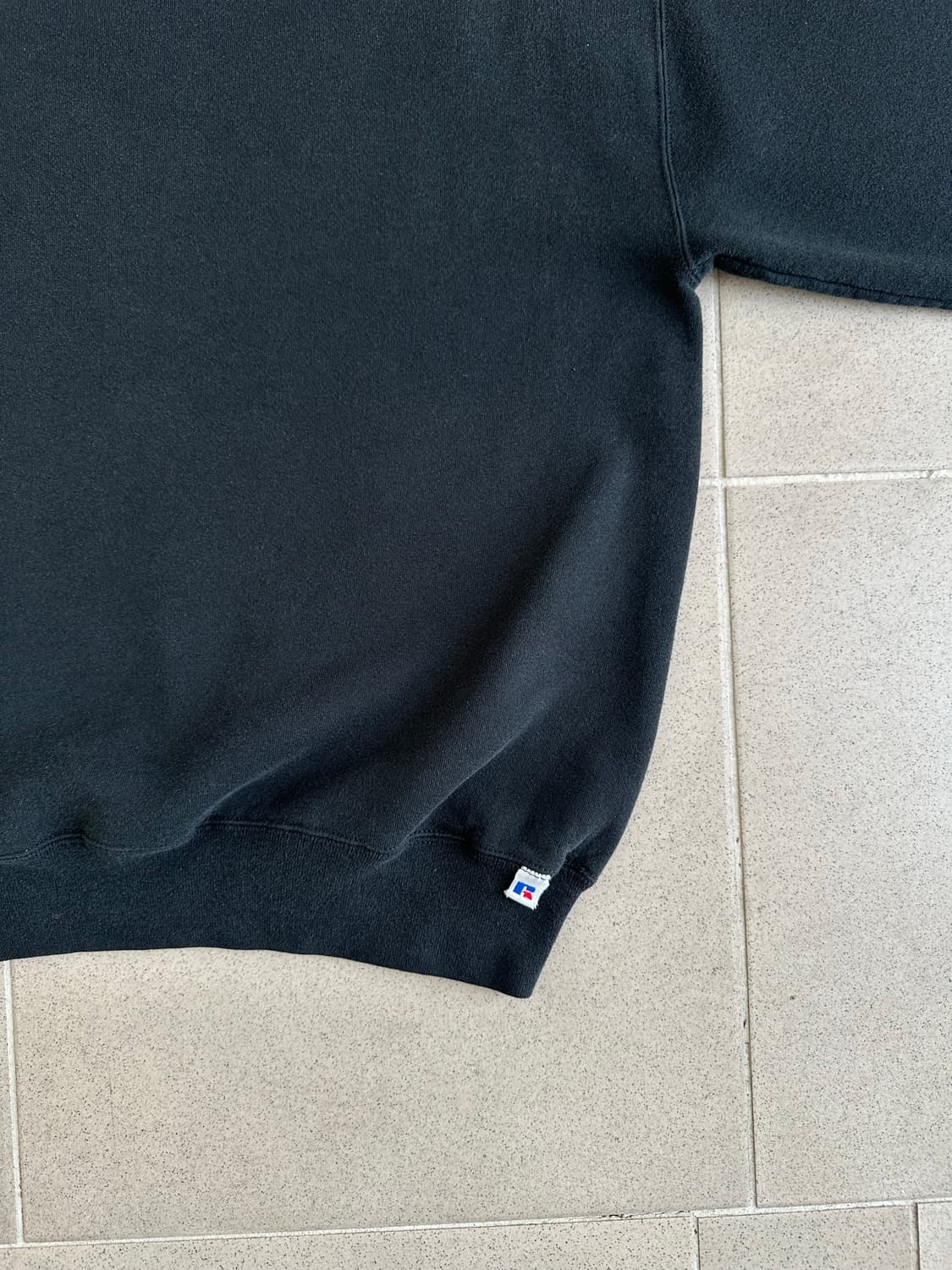 90s 빈티지 러셀 스웻셔츠 블랙 XL USA 상품이미지3