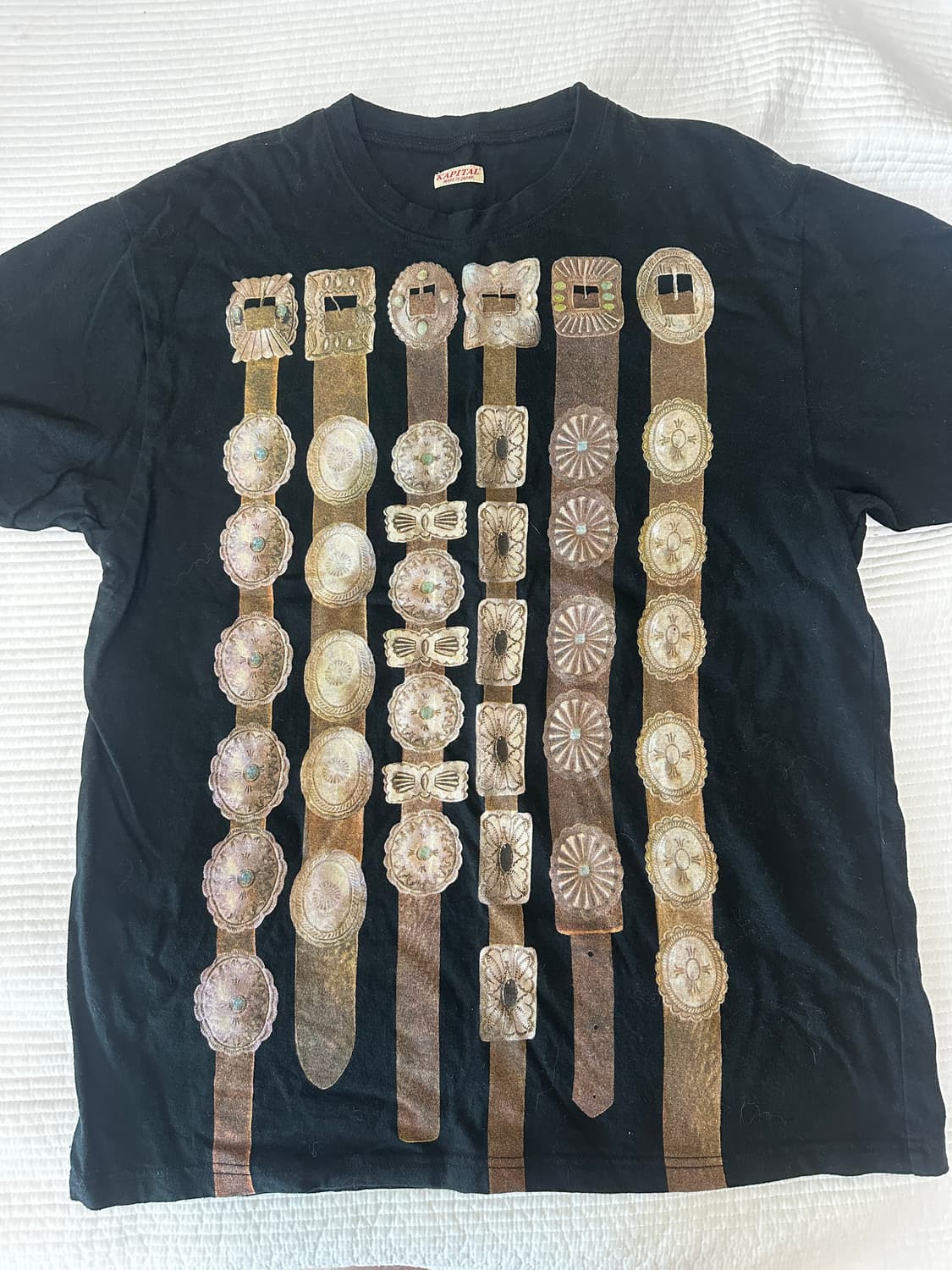 캐피탈 20 크루 티셔츠 블랙 M 상품이미지1