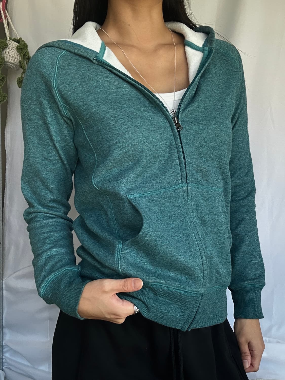 빈티지 기모 후드집업 상품이미지2