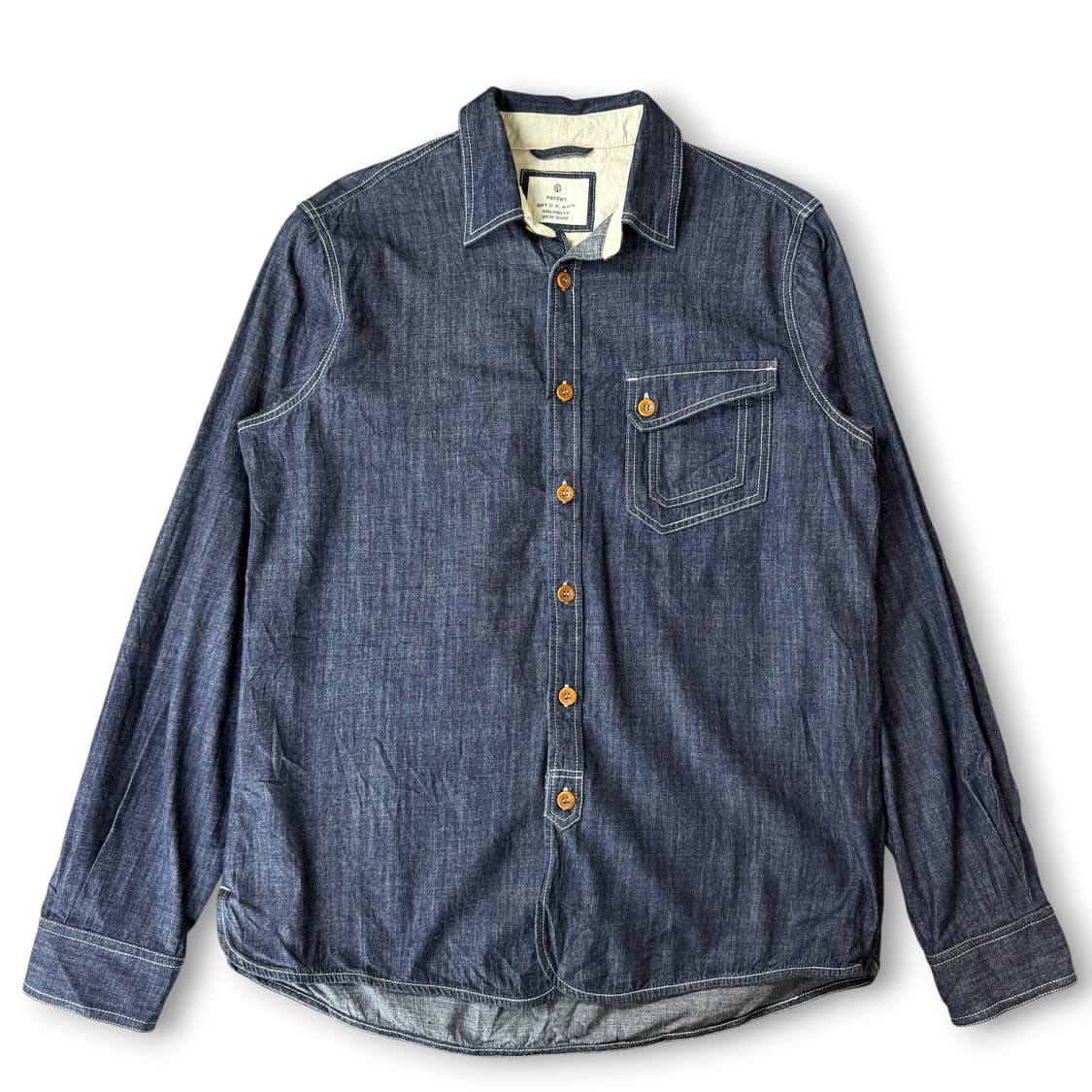마든클로딩 U.S. NAVY 스타일 데님셔츠 2XL 상품이미지1