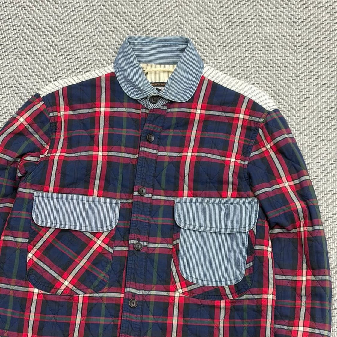 파머스마켓 체크 셔츠자켓 v1844  상품이미지3
