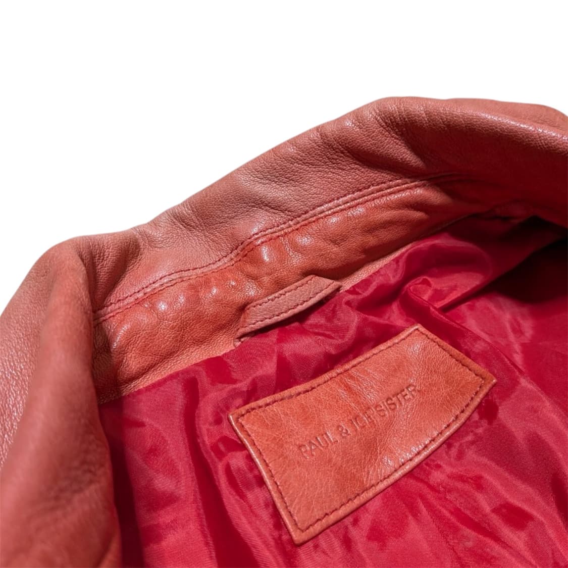 폴앤조 시스터 레더 바이커 자켓 상품이미지4