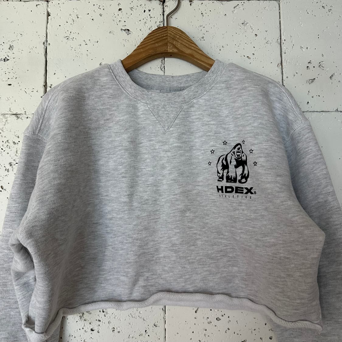 우먼M HDEX 크롭 맨투맨 상품이미지2