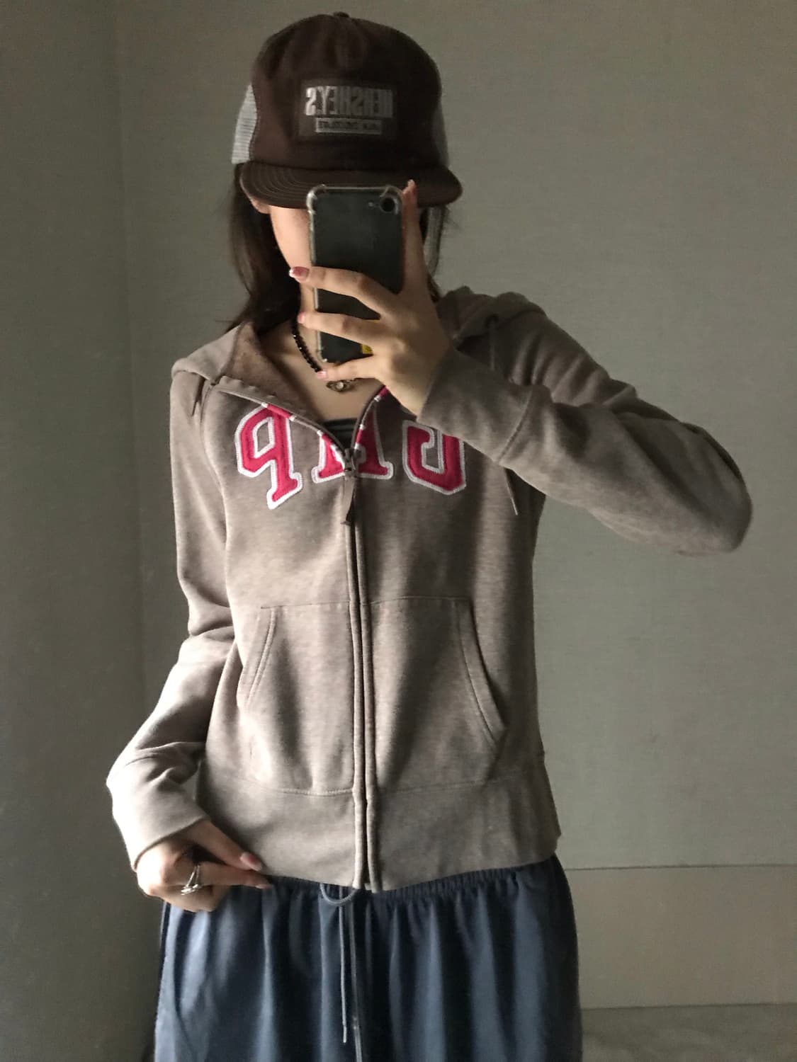 갭 브라운 후드집업 상품이미지1